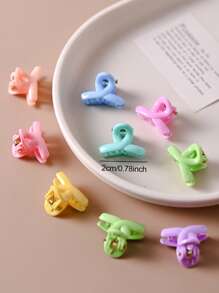 30 pezzi/set Fermagli a scatto incrociati carini per ragazze, piccoli fermagli per capelli di colore dolce caramella, mini accessori per capelli con clip per frangia, accessori per capelli per il ritorno a scuola
