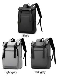 Men's Travel Casual Backpack, College Student Bookbag, Short-Distance Travel Bag With Large Capacity Laptop Bag