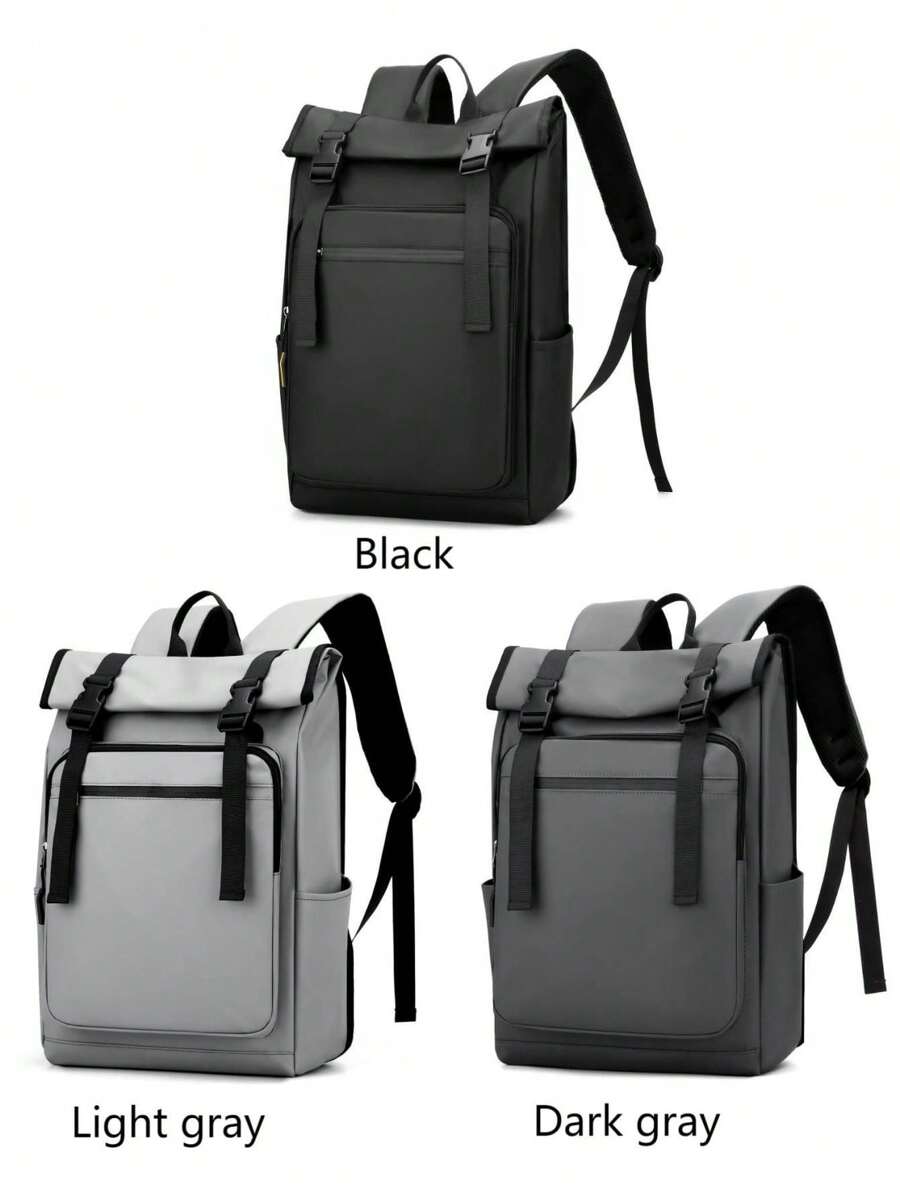 Men's Travel Casual Backpack, College Student Bookbag, Short-Distance Travel Bag With Large Capacity Laptop Bag