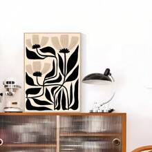 1 件北欧简约墙壁艺术复古花卉动漫艺术海报艺术品家居装饰无框架