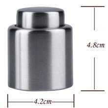 Tapones de vino reutilizables - Mantenga su vino fresco y a prueba de fugas con estos preservadores al vacío, para uso comercial en restaurantes y bares, tapones de botella de vino tinto para uso doméstico, tapón de botella de champán sellado con silicona, tapón de vino de preservación compacto, herramientas de bar, nuevos tapones de vino al vacío reutilizables para botellas de champán de hotel, juego de tapones y selladores de vino a prueba de fugas para restaurante, accesorio de cocina.
