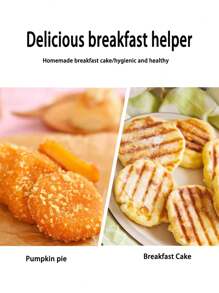 1 Stück Edelstahl Kartoffelpresse von Hand, Baby Nahrungsmittelpürierer, geeignet zum Zerdrücken von Kürbis, Süßkartoffeln, Obst und mehr, Halloween Geschenke