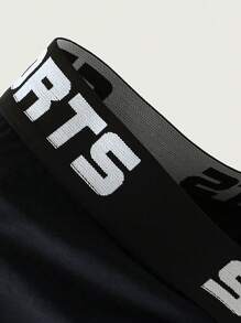 3pcs Men Comfortable Boxer Briefs, Elastic Sports Underwear Suitable For Casual, Workout & Outdoor Activities - Multicolor - View 6