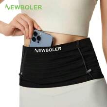 NEWBOLER弹力运动腰包包轻便跑步包比赛号码带铁人三项马拉松骑行登山手机包 - 彩色 - 查看 1
