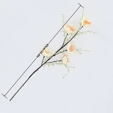 1/6Pcs Artificial Fake Flowers Artificial Butterfly Orchid Azalea Foam Wedding Home Dining Table Decoration Wedding Desktop Decorations Gifts Birthday Graduation