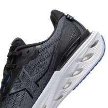 XTEP 男士轻便休闲运动鞋，减震耐磨跑鞋，黑色/炭灰色 - 黑/煙灰色 - 查看 8