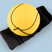 قطعة واحدة كرة نابضة للمعصم 6 سم، مزودة بحزام معصم ، ارمِ واَرْتَدّ ، لعبة كرة نفاثة لصبية، للاستخدام الداخلي والخارجي في الحديقة والتفاعل مع الأصدقاء - متعدد الألوان - مشاهدة 8