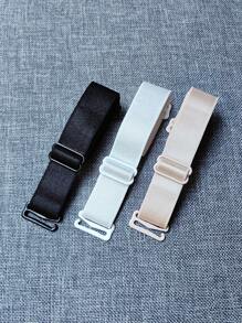 6pcs Plus Size Adjustable Non-Slip Bra Straps, Replaceable Elastic Bra Straps - Multicolor - View 5