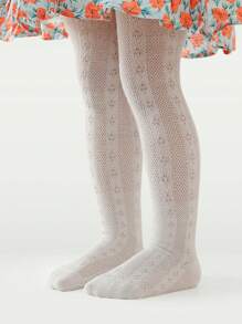 1 件女婴夏季网眼紧身裤 – 柔软、弹力、防蚊虫，适合夏季婴幼儿穿着，可作打底裤或袜子 - 彩色 - 查看 16