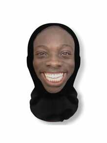 1pc 3D Full Face Mask / Masquerade Ball / Face Performance / Prank / Dust Mask / Balaclava, Suitable For All Occasions Like Ramadan, Easter, Theme Parties, April Fools Day, Stage Performance, Prank, Thanksgiving, New Year Gift
