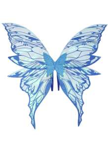 1pc Extra Large Gold Foil Four-Leaf Butterfly Wings, Shiny Transparent Wings For Adult Fairy Costume, Halloween Angel Wings For Women - Multicolor - View 17