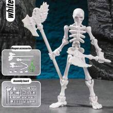 中世纪步兵十字军重甲骑士铰接式人偶模型，未组装未上色士兵盔甲人偶 DIY - 彩色 - 查看 14