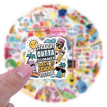 60 件返校贴纸美观乙烯基贴纸高品质贴纸贴花剪贴簿、日记、笔记本电脑、保险杠、滑板、水瓶、电脑、手机贴纸可以为您的生活带来很多乐趣，是送给成人的完美礼物