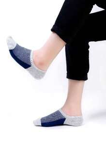 1/3/5 Pairs Men's Spring And Summer Thin Boat Socks Mesh Refreshing, Breathable, Sweat-Absorbent Youth Sports Invisible Socks With Shallow Mouths That Will Not Fall Off The Heel