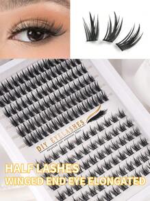 168Clusters False Eyelashes Natural Suitable For DIY Home Use Suitable For Gifts/Self-Use, Suitable For Beginners/Professionals, Suitable For Daily, Party, Stage, Evening Makeup, Suitable For Women's Day/Valentine's Day/Music Festival/Christmas/Christmas Eve/Thanksgiving Gift