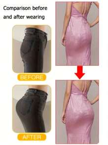 Silicone Pants With Hip Enhancer And Fake Buttocks For Women, Suitable For Waist Circumference Of 25.2 Inches -51.18 Inches, Thickness Of 0.49 Inches