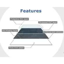 20PCS Self-Adhesive Black Marble PVC Cladding Wall Panels For Kitchen Bathroom Carnival Home Sticker - 薄荷綠 - 查看 7