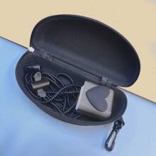 Black Heart Apple 20W Fast Charging Cable Charger Protective Case, Including Data Cable Storage Bag