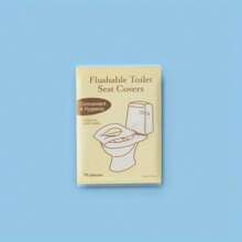 100Pcs Toilet Seat Covers Paper, Flushable Paper Toilet Seat Covers For Adults Potty Training, 100% , Travel Accessories For Public Restrooms, Airplane, Camping