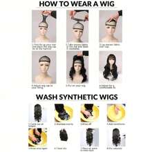 200% Density 26 Inch Light Pink Bangs Straight Wigs Pink Silky Straight Heat Resistant Hair Wig For Women Orange Pink Straight Synthetic Fiber Glueless Colored Hair Wig For Daily Party Cosplay Halloween 26 Inches - 粉色 - 查看 10