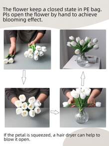 10 件人造郁金香花束，看上去很真实，适用于装饰、母亲节、生日、家居、婚礼