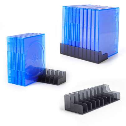 2pcs PS4 & Game Disc Storage Rack Display Stand