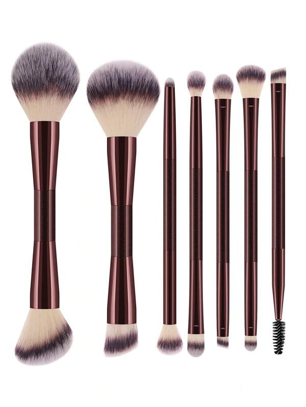 7/5/3pcs Soft Bristle Makeup Brushes Set, Including Powder Brush, Blush Brush, Contour Brush, Foundation Brush, Nose Brush, Eyeshadow Brush, Eyebrow Brush, Lip Brush, Detail Brush