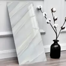 20PCS Self-Adhesive Black Marble PVC Cladding Wall Panels For Kitchen Bathroom Carnival Home Sticker - 水鴨藍 - 查看 5