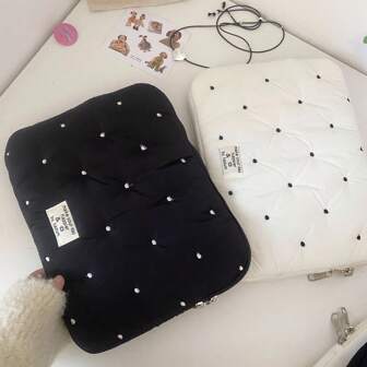 13.6" & 14" Laptop Sleeve - Cute Polka Dot Lightweight Laptop Carrying Case, Compatible With MacBook Laptop Bag Laptop Case Laptop Bag For Ladies