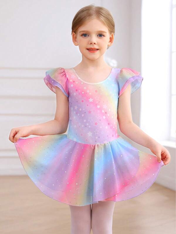E.DANCE Leotard de dança e balé é adequado para crianças e meninas