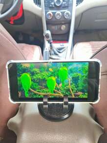 Handyhalterung fürs Auto, 360° drehbare Silikon-Haken-AutoHandyhalterung, passend für Armaturenbrett und Mittelarmlehne, mit rutschfester Matte, geeignet als Geschenk zu Feiertagen und Geburtstagen für 5-7,2 Zoll Smartphones wie 5-16
