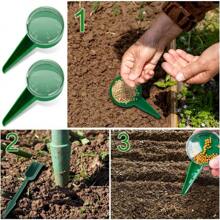 6pcs Mini Seed Spreaders, Rapid Seeder Planter Assist, Small Seed Planting Tool, Manual Seedling Holes And Hole Punching Kit, Handheld Seed Broadcaster For Fine Seeds