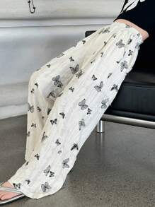 Tween Girl Long Pants, Lightweight, Mosquito-Repellent, Straight-Leg, Breathable, Sun Protection, Spring/Summer - White - View 1