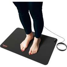 Hooga Grounding Mat For Sleep, Energy & Pain Relief – 24" X 16" Conductive Carbon Pad With 15ft Grounding Cord – Indoor Earth Connection For Inflammation & Recovery - 24x16 (2 Pk) - View 9
