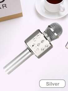 1pc Wireless Microphone Singing And Audio Integrated Home KTV Mobile Phone Music Speaker Karaoke Singing Suitable For Teenagers And Adults To Spend Time Party Interactive Entertainment