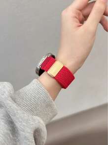 Correa de reloj de nailon trenzado nuevo magnético transpirable de 18 mm/20 mm/22 mm para verano, ajustable, compatible con Samsung Galaxy, Garmin, Amazfit - Suave y transpirable