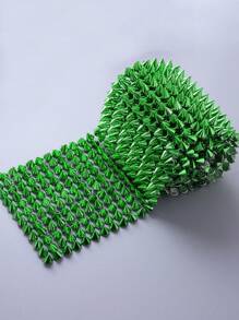 0.5/1码 精致锥形塑料铆钉，网状铆钉锥，适用于万圣节、圣诞节装饰、夹克、服装、鞋子、包袋、工艺品制作，多种颜色可选 - 彩色 - 查看 20