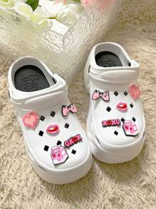 Sandalias de mujer con suela de EVA antideslizante, suave y gruesa, adecuadas para vacaciones, reuniones informales, interiores y exteriores, que brindan una experiencia de uso fascionable y cómoda - Blanco - Ver 1