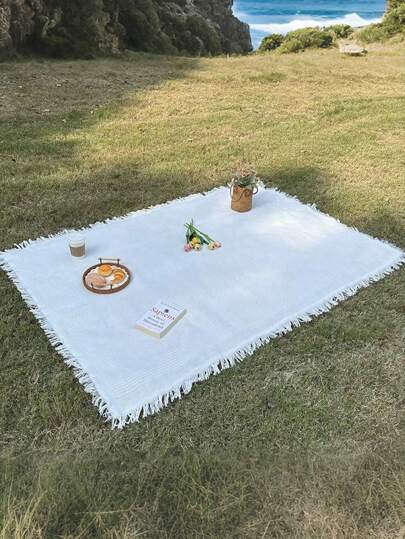 1 pièce Tapis de pique-nique de style bohème, couverture de camping, nappe, tapis de pelouse d'extérieur, équipement de camping, nappe de style bohème, couverture de sieste, tapis étanche, tapis de pique-nique, convient pour le pique-nique extérieur, les fêtes, la décoration de chambre/salon, les voyages extérieurs, la Saint-Valentin, la décoration intérieure