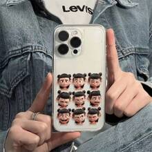 كفر هاتف سيليكون شفاف رومانسي فني إبداعي عالي الجودة متوافق مع هواتف أيفون 16 برو ماكس، أيفون 15 برو ماكس، أيفون 14 برو ماكس، أيفون 13 برو ماكس، أيفون 12 برو ماكس، أيفون 11 برو ماكس، أيفون 16 برو، أيفون 15 برو، أيفون 14 برو، أيفون 13 برو، أيفون 12 برو، أيفون 16، أيفون 15، أيفون 14، أيفون 13، أيفون 12، مع طباعة كرتونية لزهرة الإفيليوم الوادن