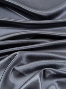 1pc Solid Color Bandana Scarf, Versatile Fashion Accessory For Women - Dark Grey - View 4