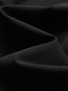 Men's Summer Lightweight Long Sleeve Blazer Jacket, Plus Size, Breathable - Black - View 3