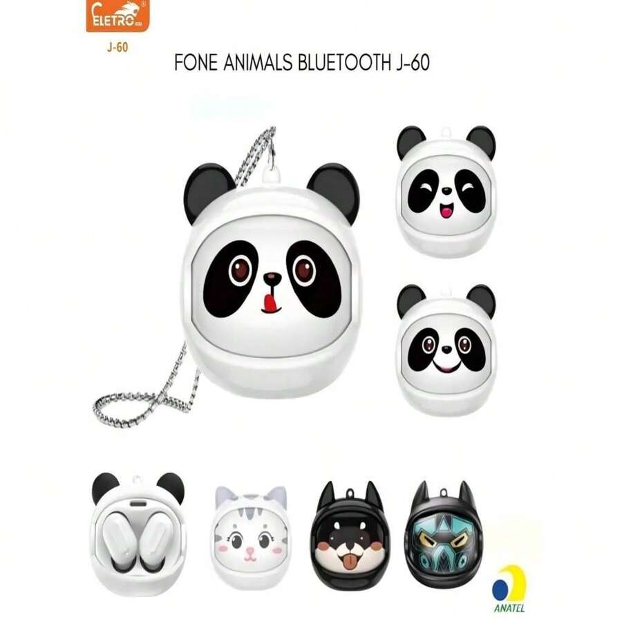 Fone Bluetooth 5.3 Personagens Humor Fone De Ouvido Sem Fio