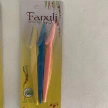 3 szt. maszynek do brwi, trymer do brwi z prostym uchwytem i ochronną osłoną