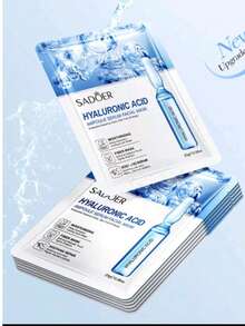 10 PCS HYALURONIC ACID MASKS - Blue - View 2