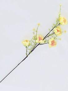 1/6Pcs Artificial Fake Flowers Artificial Butterfly Orchid Azalea Foam Wedding Home Dining Table Decoration Wedding Desktop Decorations Gifts Birthday Graduation