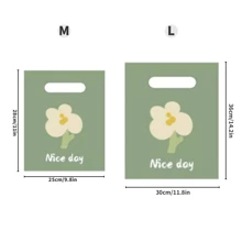 20 pièces Petit sac cadeau de fleurs, petit sac à main accessoire, sac de rangement de cosmétiques, petit sac à main de fleurs, convient pour les festivals, les fêtes, les vacances, les sacs cadeaux d'anniversaire