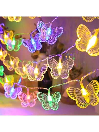 Butterfly LED String Lights, Fairy Lights For Room, Bedroom, Balcony, Party, Wedding, Holiday, Christmas Decor