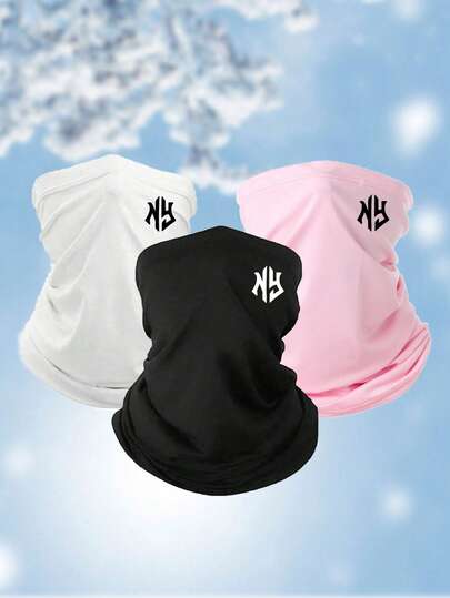 3pcs Balaclava Face Mask, Suitable For Daily Use, Hiking, Motorcycling Ski Masks,Beach,Holiday Ski Masks