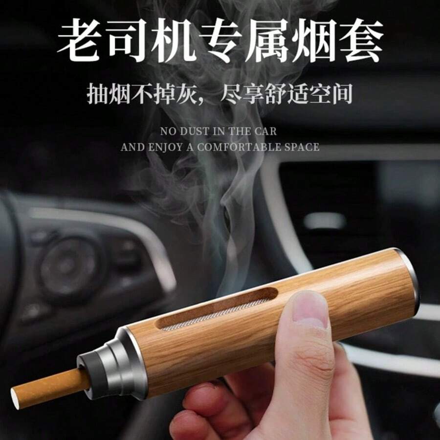 1 gạt tàn thuốc di động dùng trong ô tô, chống tràn, chống khói, có đầu hút chống tro, thích hợp cho những người lái xe lười biếng muốn hút thuốc trong xe, không cần phải rời khỏi gạt tàn, không có nguy cơ bị bỏng hoặc cháy nổ như gạt tàn ở nhà. - Nhiều màu - Xem 1